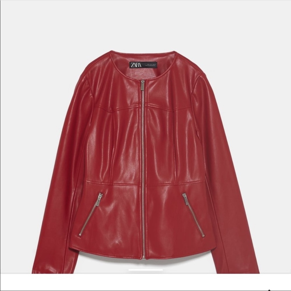 Zara Leather Jacket - Picture 3 of 3